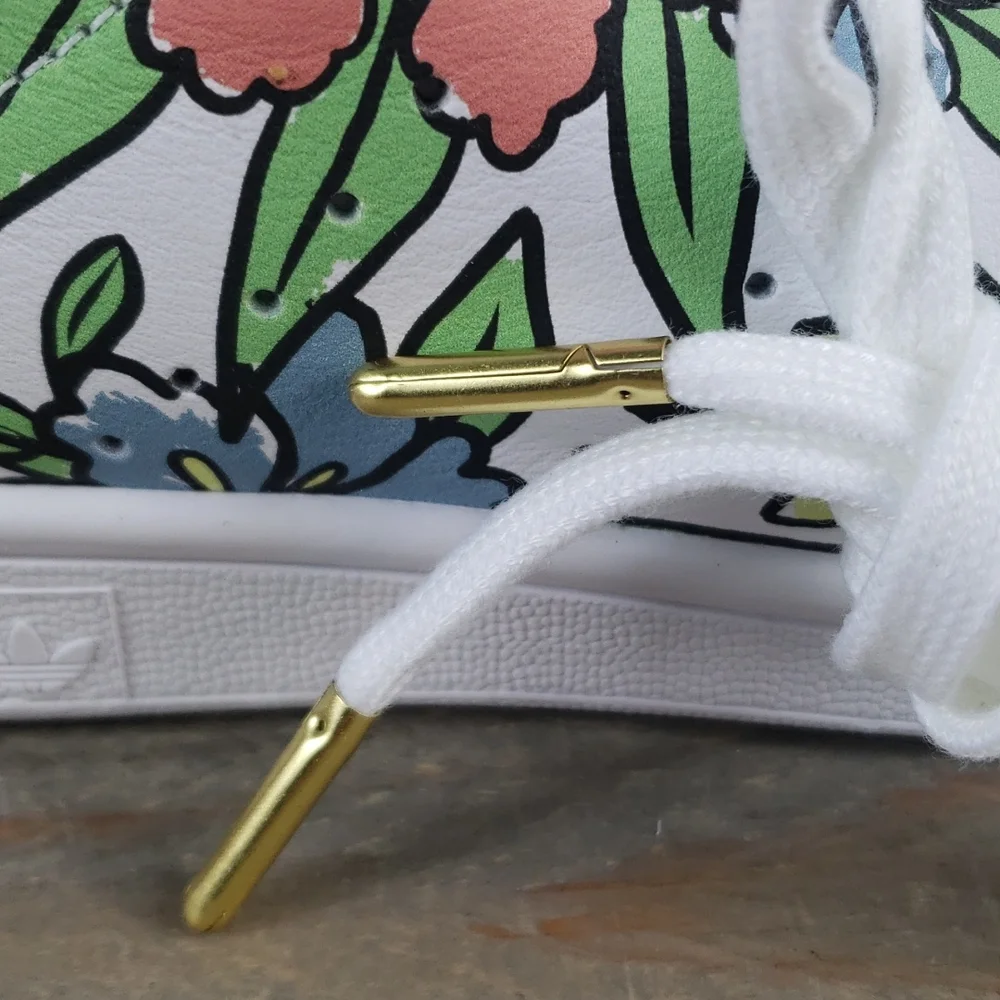 adidas Women's Stan Smith Leather All Over Floral Print Sneakers